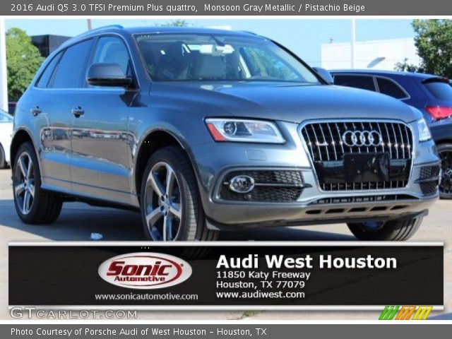 2016 Audi Q5 3.0 TFSI Premium Plus quattro in Monsoon Gray Metallic