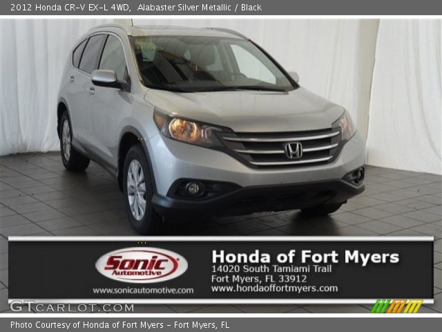 2012 Honda CR-V EX-L 4WD in Alabaster Silver Metallic