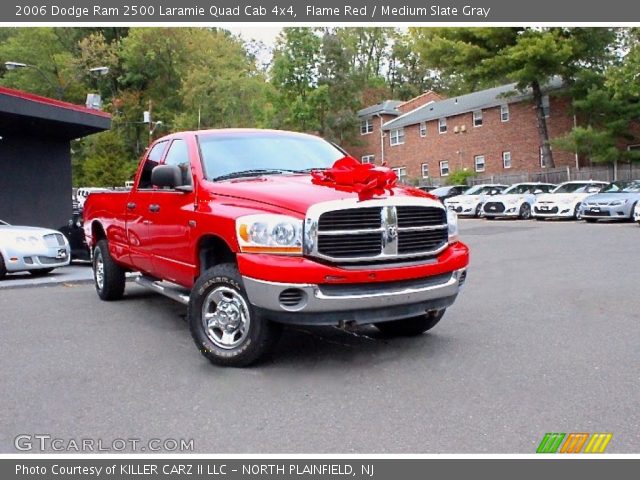 2006 Dodge Ram 2500 Laramie Quad Cab 4x4 in Flame Red
