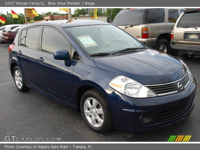 2007 Nissan Versa SL in Blue Onyx Metallic