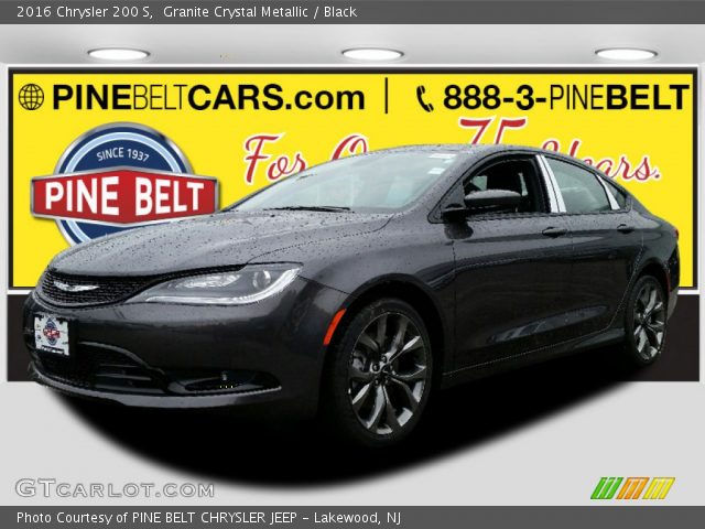2016 Chrysler 200 S in Granite Crystal Metallic