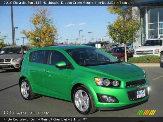 2016 Chevrolet Sonic LTZ Hatchback in Dragon Green Metallic