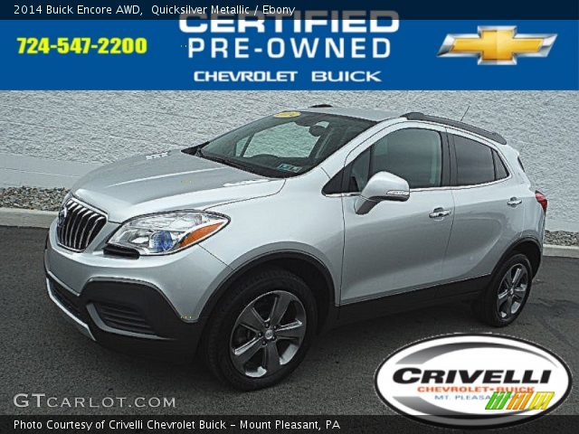 2014 Buick Encore AWD in Quicksilver Metallic