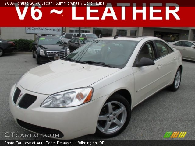 2009 Pontiac G6 V6 Sedan in Summit White