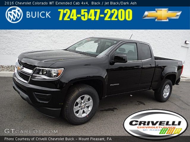 2016 Chevrolet Colorado WT Extended Cab 4x4 in Black