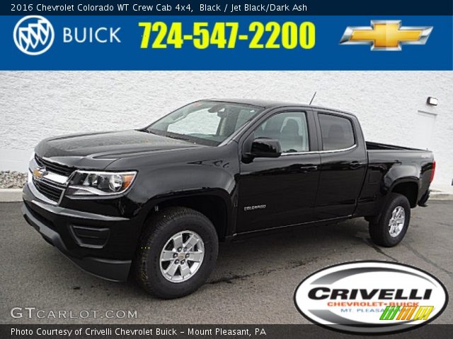 2016 Chevrolet Colorado WT Crew Cab 4x4 in Black
