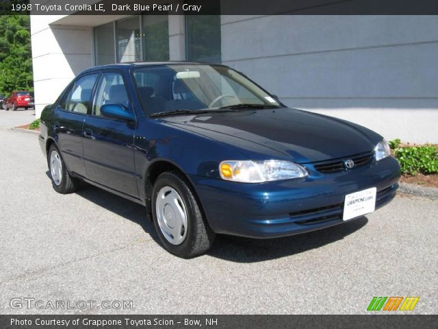 1998 Toyota Corolla LE in Dark Blue Pearl