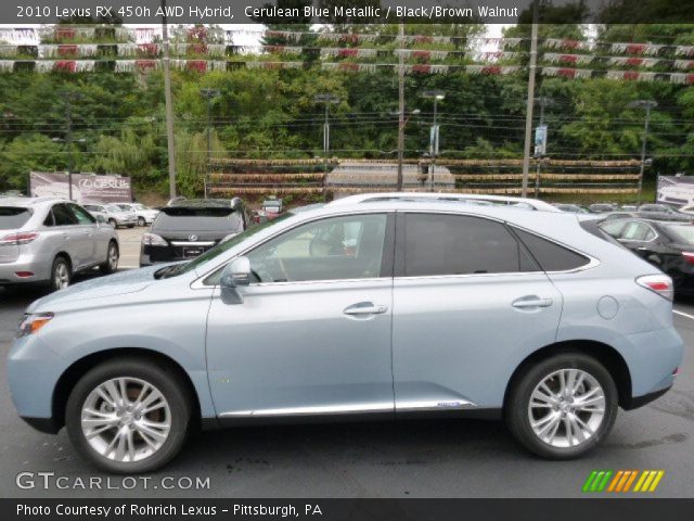 2010 Lexus RX 450h AWD Hybrid in Cerulean Blue Metallic