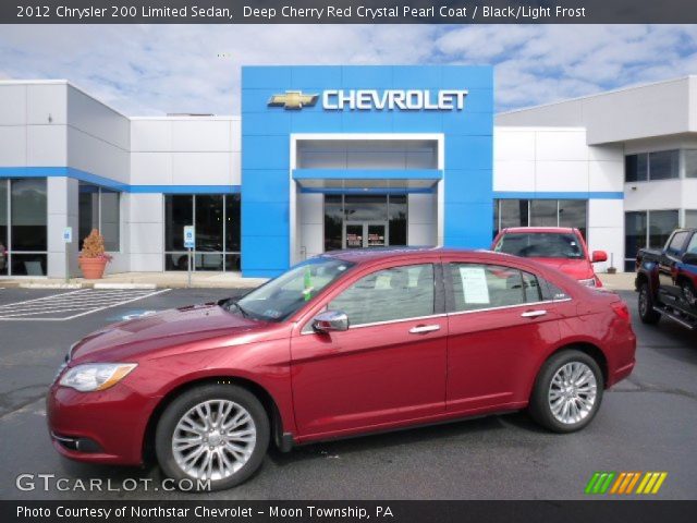 2012 Chrysler 200 Limited Sedan in Deep Cherry Red Crystal Pearl Coat