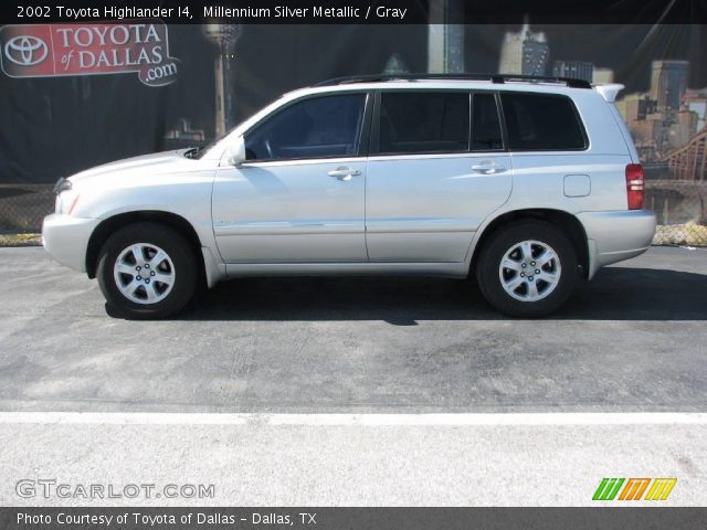 2002 Toyota Highlander I4 in Millennium Silver Metallic