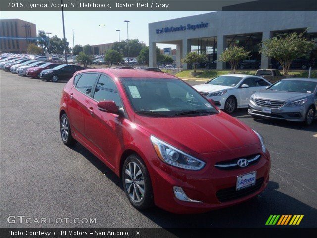 2016 Hyundai Accent SE Hatchback in Boston Red