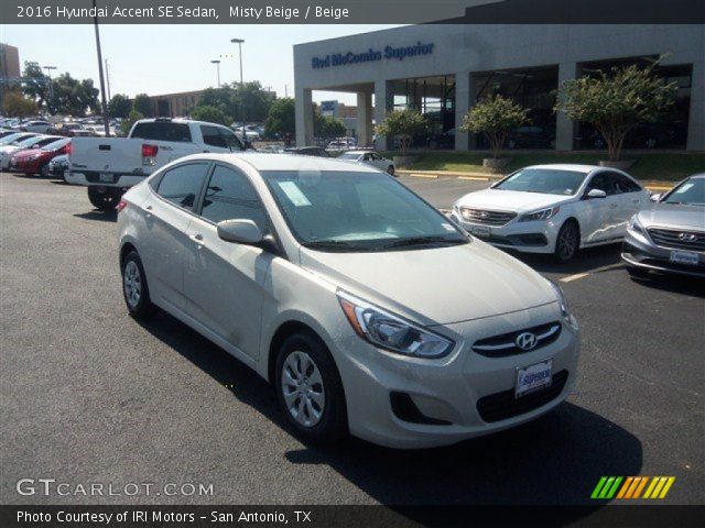 2016 Hyundai Accent SE Sedan in Misty Beige