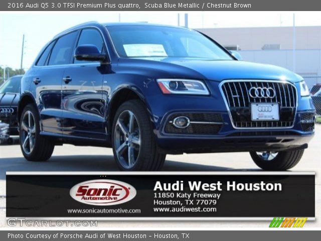 2016 Audi Q5 3.0 TFSI Premium Plus quattro in Scuba Blue Metallic