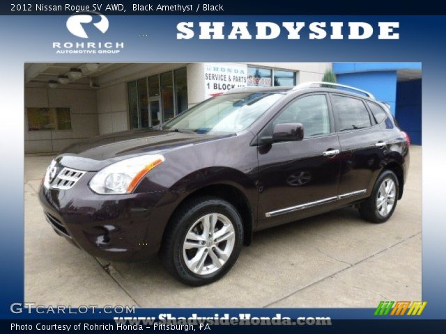 2012 Nissan Rogue SV AWD in Black Amethyst