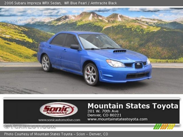 2006 Subaru Impreza WRX Sedan in WR Blue Pearl