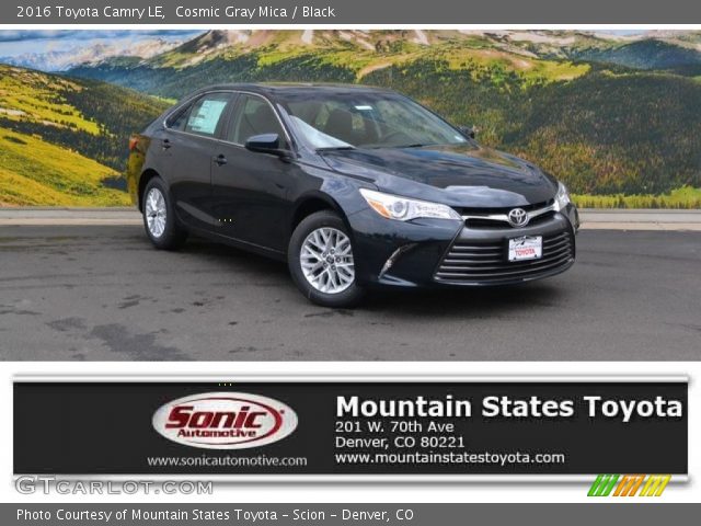 2016 Toyota Camry LE in Cosmic Gray Mica