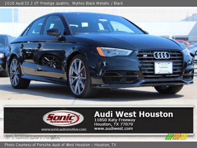 2016 Audi S3 2.0T Prestige quattro in Mythos Black Metallic