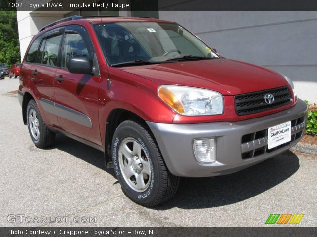 2002 Toyota RAV4  in Impulse Red