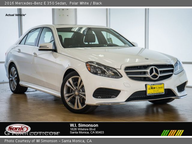 2016 Mercedes-Benz E 350 Sedan in Polar White