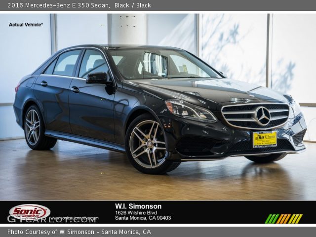 2016 Mercedes-Benz E 350 Sedan in Black