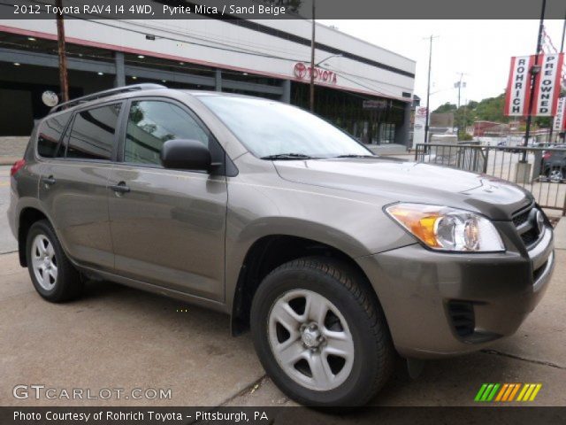 2012 Toyota RAV4 I4 4WD in Pyrite Mica