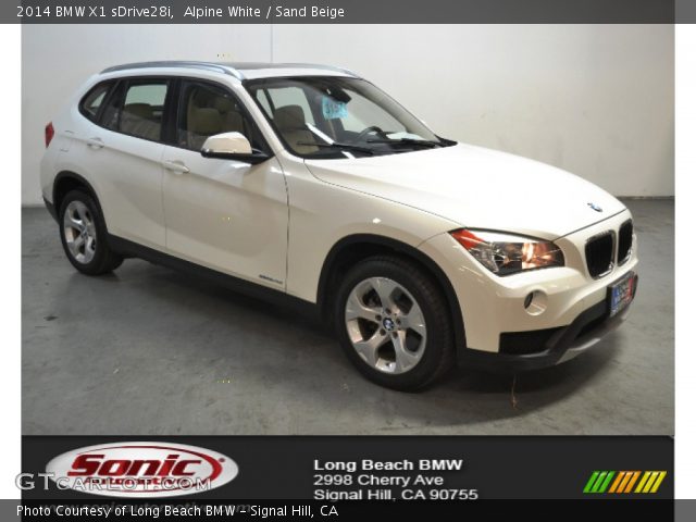 2014 BMW X1 sDrive28i in Alpine White