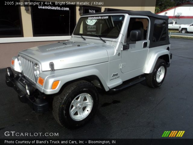 2005 Jeep Wrangler X 4x4 in Bright Silver Metallic