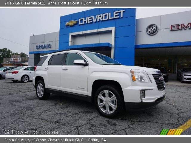 2016 GMC Terrain SLE in White Frost Tricoat