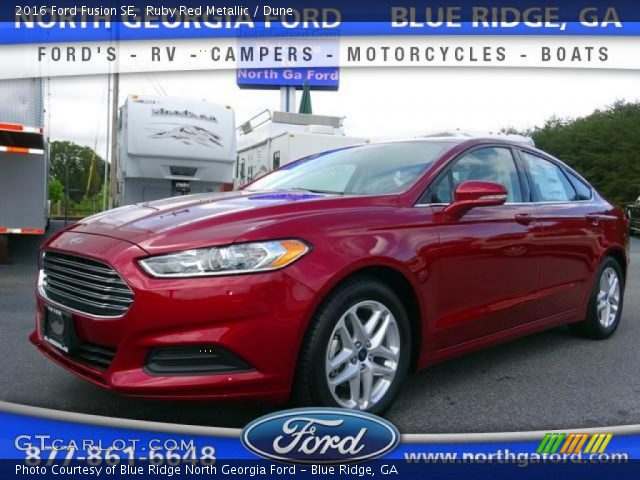 2016 Ford Fusion SE in Ruby Red Metallic
