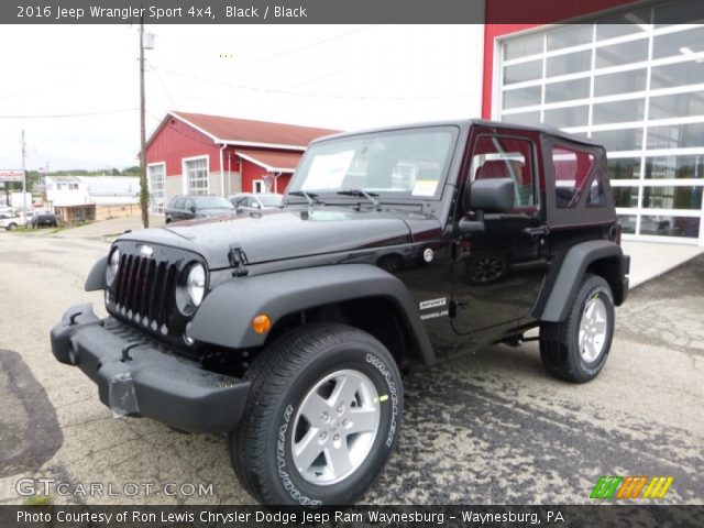 2016 Jeep Wrangler Sport 4x4 in Black