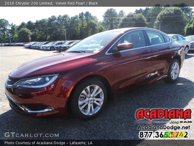 2016 Chrysler 200 Limited in Velvet Red Pearl