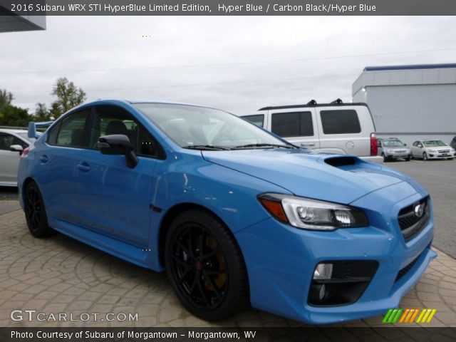 2016 Subaru WRX STI HyperBlue Limited Edition in Hyper Blue