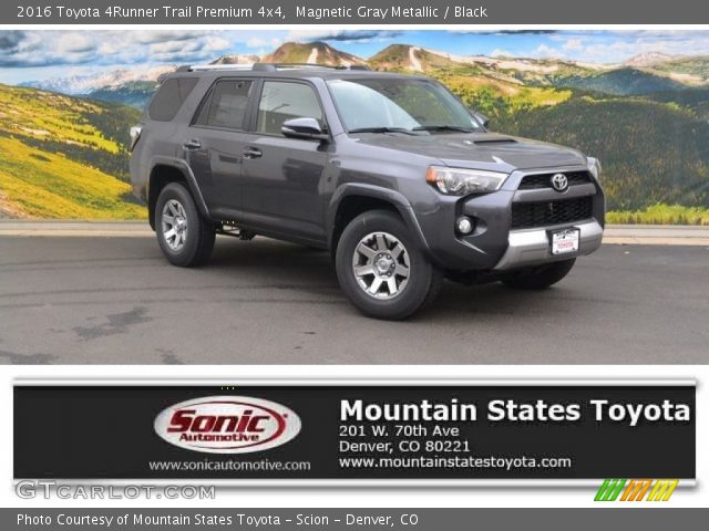 2016 Toyota 4Runner Trail Premium 4x4 in Magnetic Gray Metallic