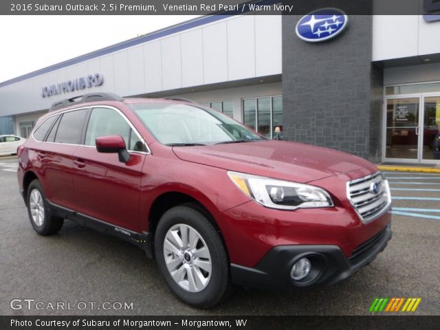 2016 Subaru Outback 2.5i Premium in Venetian Red Pearl