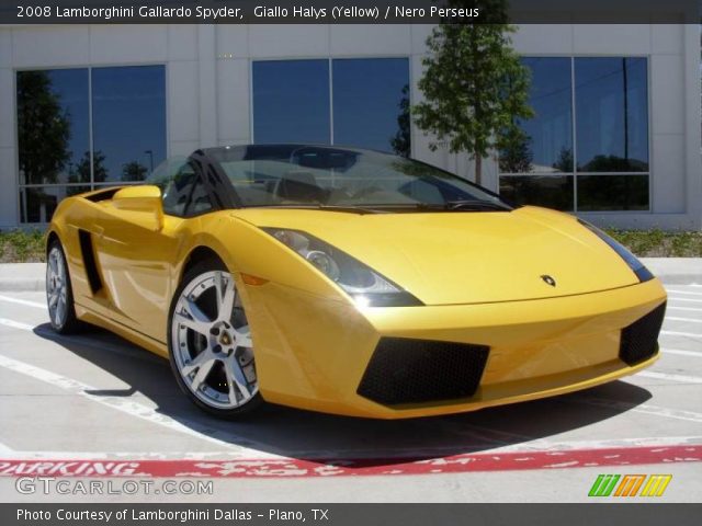 2008 Lamborghini Gallardo Spyder in Giallo Halys (Yellow)