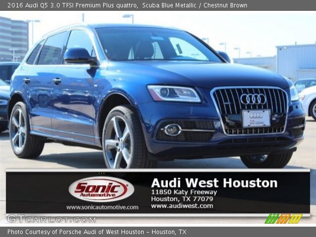 2016 Audi Q5 3.0 TFSI Premium Plus quattro in Scuba Blue Metallic
