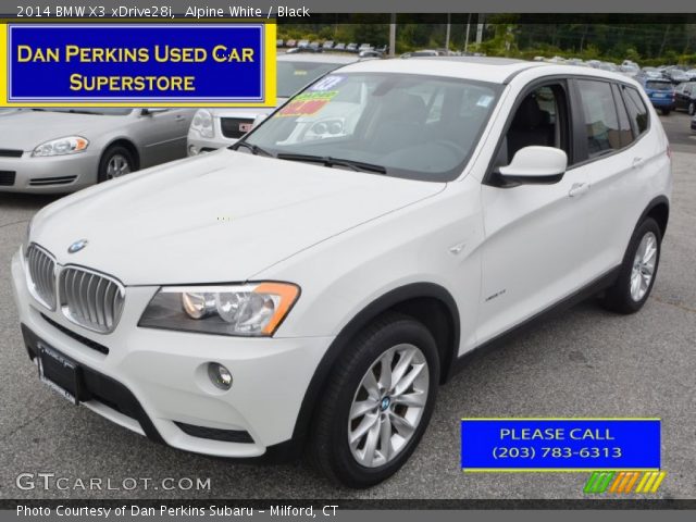 2014 BMW X3 xDrive28i in Alpine White
