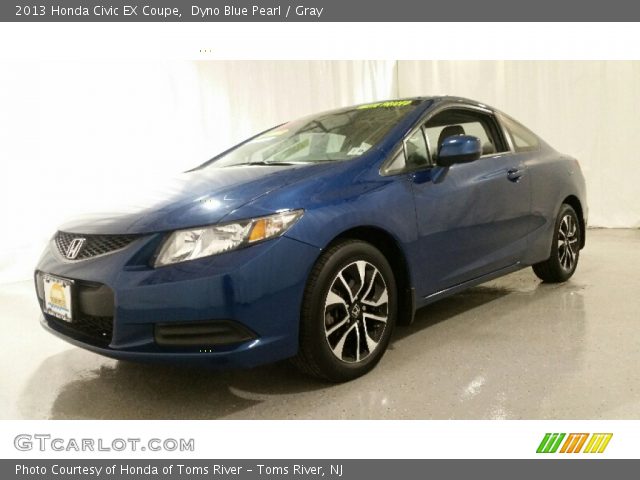 2013 Honda Civic EX Coupe in Dyno Blue Pearl