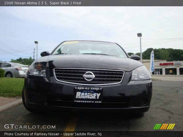 2006 Nissan Altima 2.5 S in Super Black