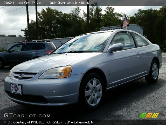 2002 Honda Civic EX Coupe in Satin Silver Metallic