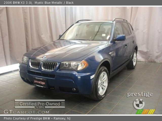 2006 BMW X3 3.0i in Mystic Blue Metallic