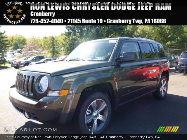 2016 Jeep Patriot Latitude 4x4 in ECO Green Pearl