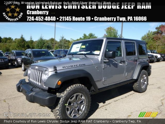 2016 Jeep Wrangler Unlimited Rubicon 4x4 in Billet Silver Metallic