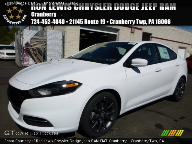 2016 Dodge Dart SE in Bright White