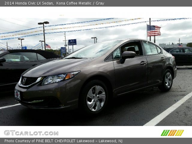2014 Honda Civic LX Sedan in Kona Coffee Metallic
