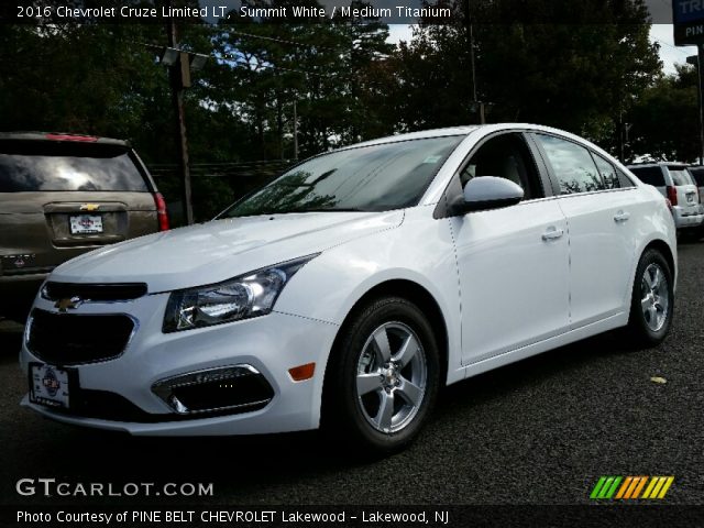 2016 Chevrolet Cruze Limited LT in Summit White