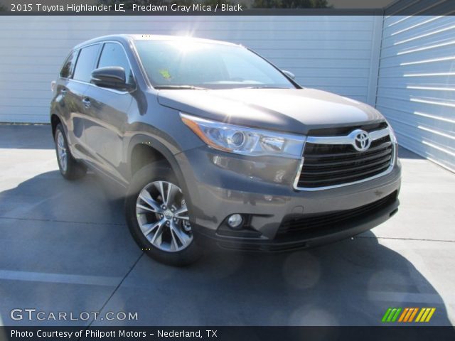 2015 Toyota Highlander LE in Predawn Gray Mica