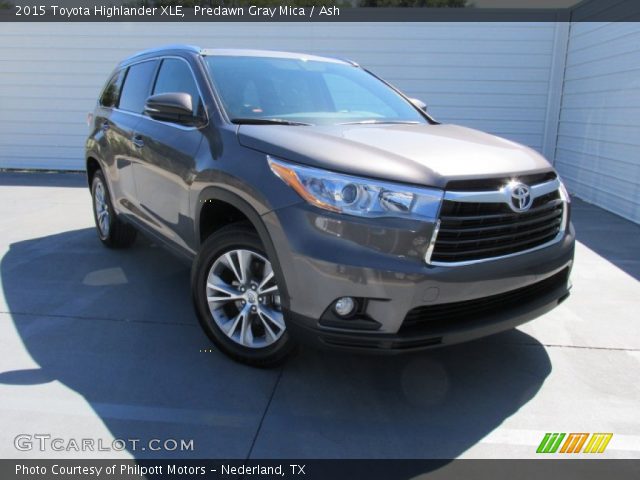2015 Toyota Highlander XLE in Predawn Gray Mica