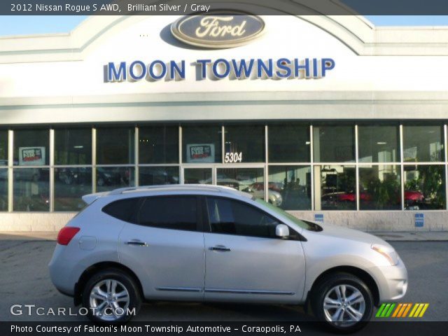 2012 Nissan Rogue S AWD in Brilliant Silver
