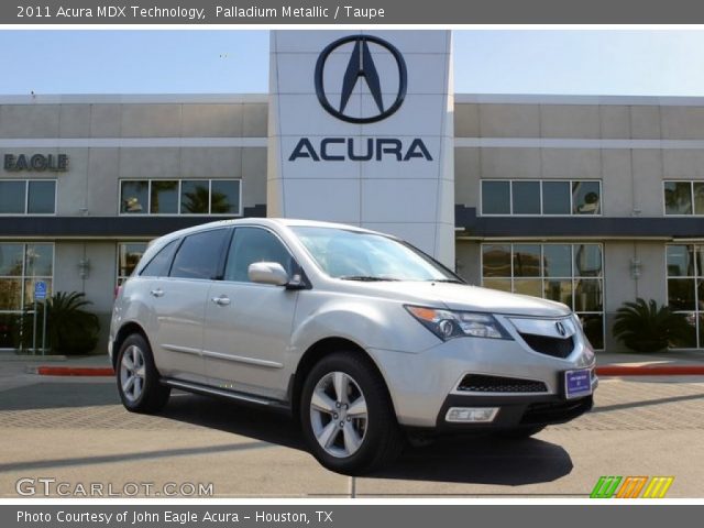2011 Acura MDX Technology in Palladium Metallic